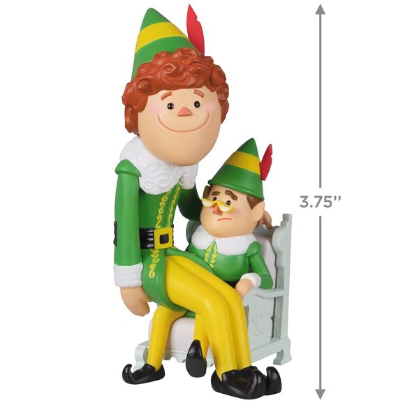 New! Elf Will Ferrell Christmas Movie Hallmark Keepsake Ornament 2022 Papa Elf - Picture 3 of 5